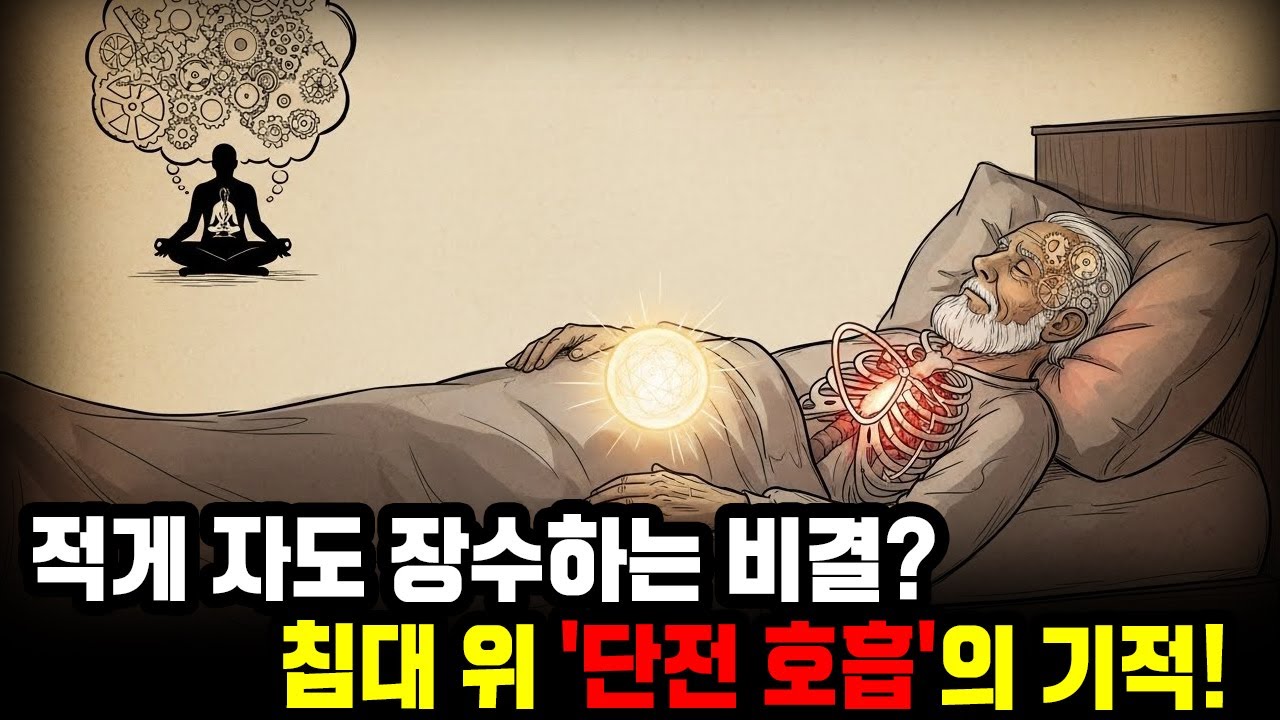 적게 자도 장수하는 비결? 침대 위 '단전 호흡'의 기적! ㅣ단전호흡ㅣ숨의 예술