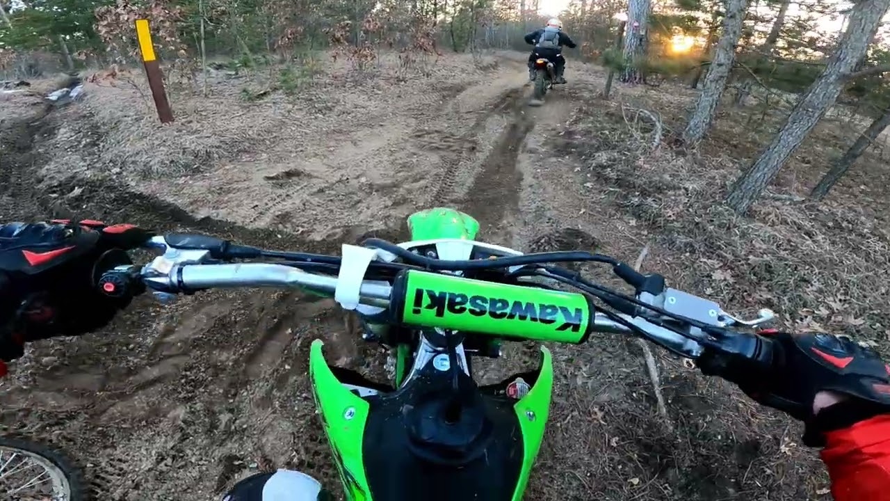 Robert - First ride of 2024 - KLX300R Part 4