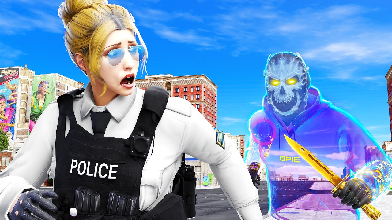 Невидимый убийца троллит ютубера в GTA 5 RP