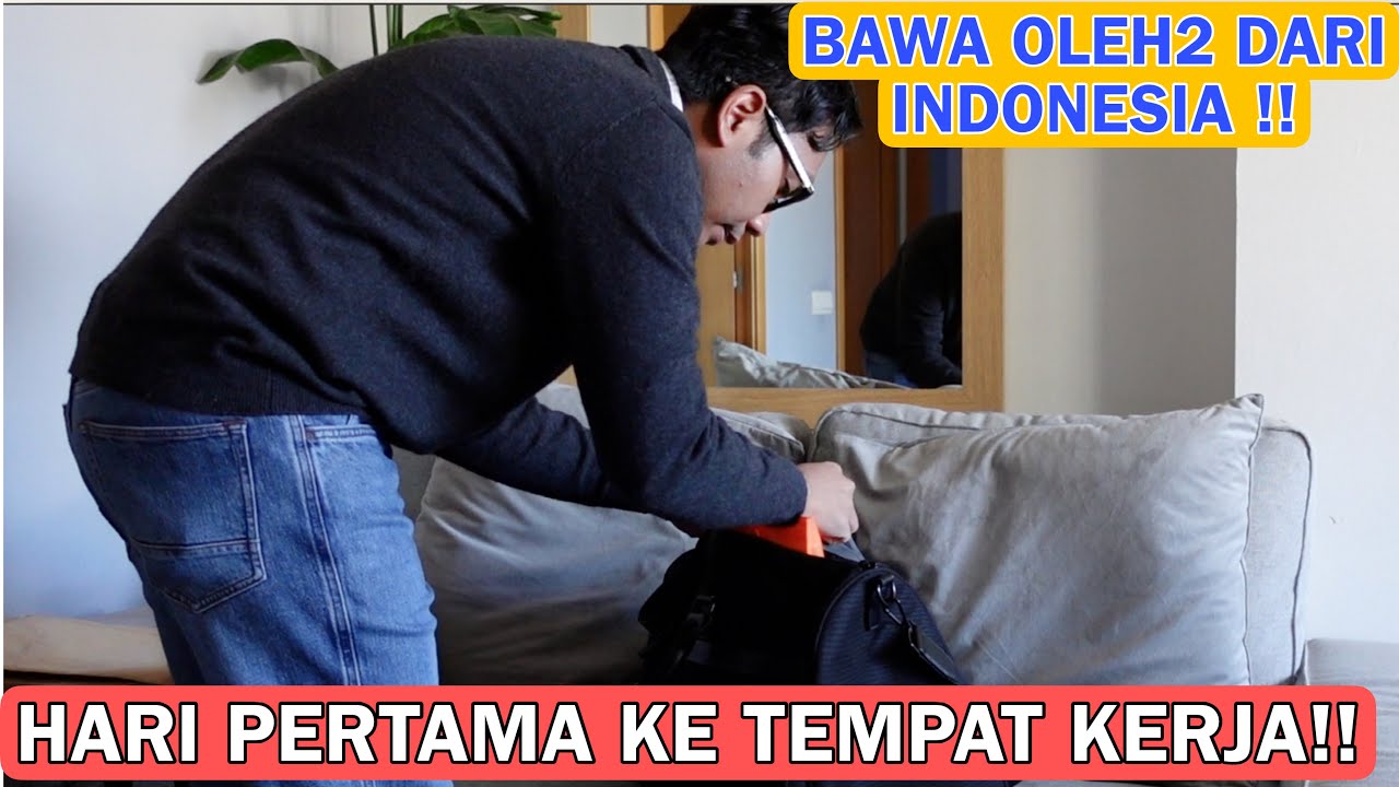 HARI PERTAMA KE TEMPAT KERJA!! DAN BAWAIN OLEH2 UNTUK TEMAN2 KERJA DI OFFICE!! 