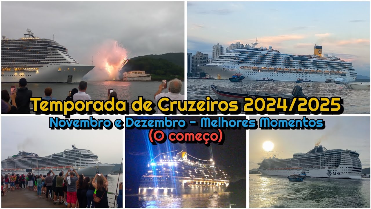 Temporada de Cruzeiros 2024/2025 - Novembro e Dezembro - Melhores Momentos