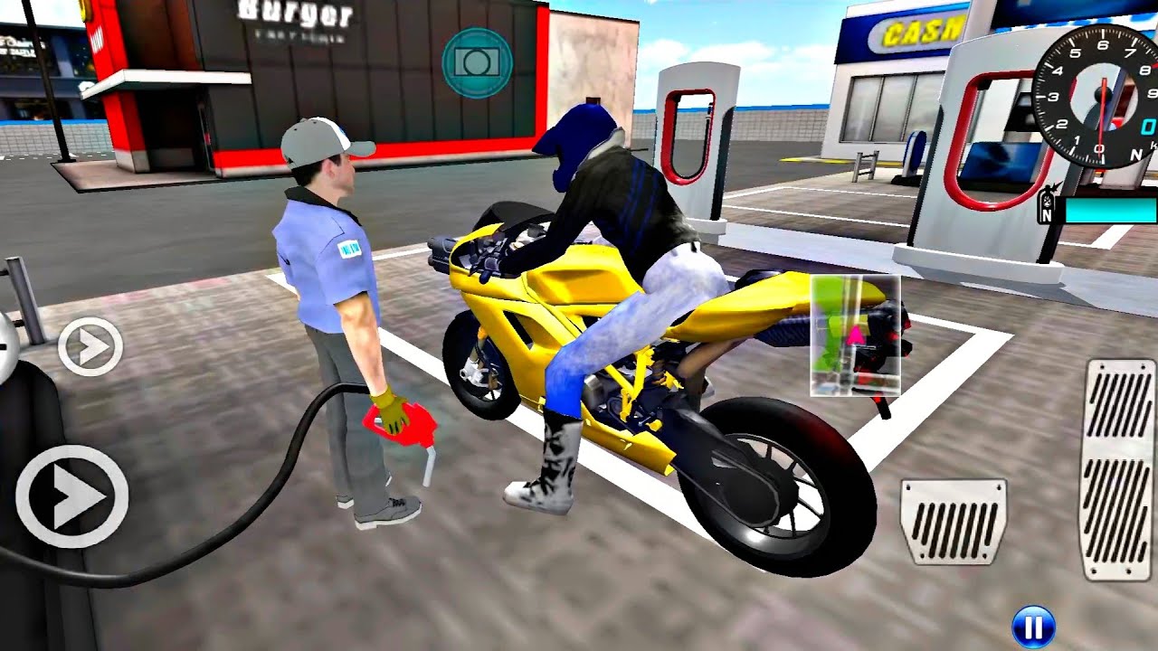 💛Yellow Brand New Bike vs Bullet Train 3d Driving class 2 Android Gameplay car game #cargame 