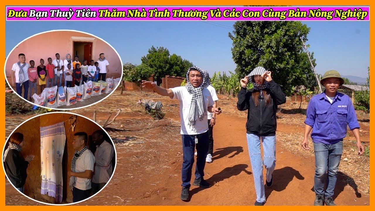 Quanglinhvlogs || Đưa Bạn Thuỳ Tiên Tới Thăm Nhà Tình Thương, Các Con Nuôi và Bản Nông Nghiệp