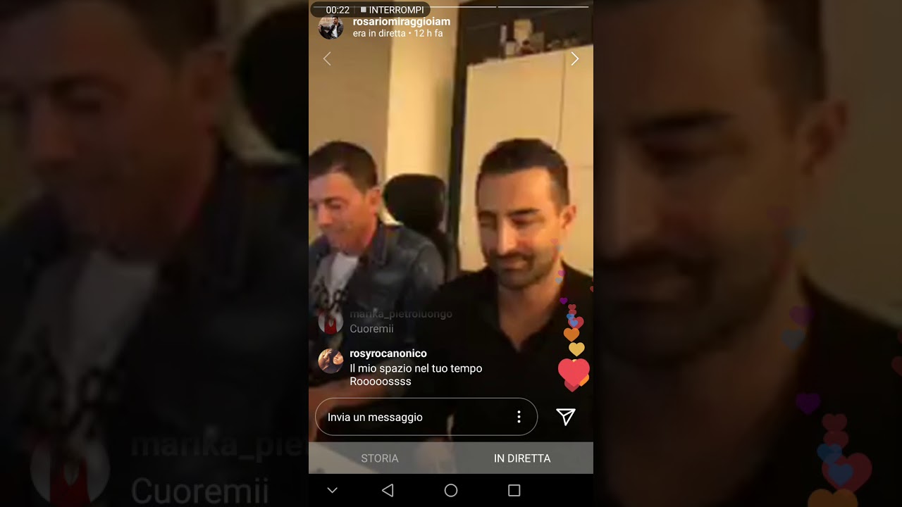 ROSARIO MIRAGGIO CANTA IN DIRETTA INSTAGRAM - IO VOGLI A TE