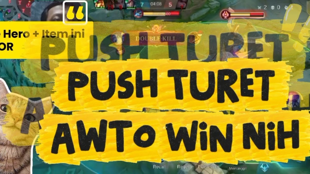 Fokus Push Turret 🤡 Endingnya Win Lose?