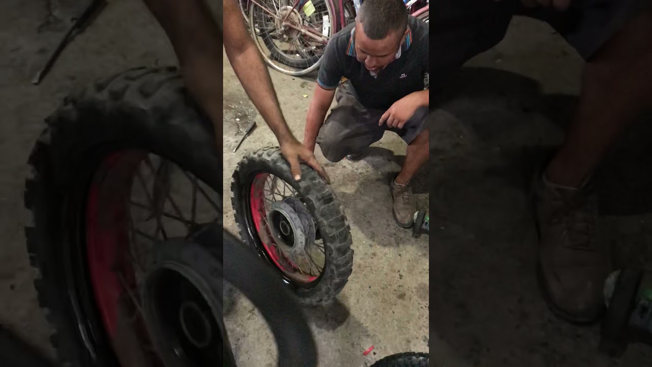 Como montar una llanta de moto sin dañar la cámara