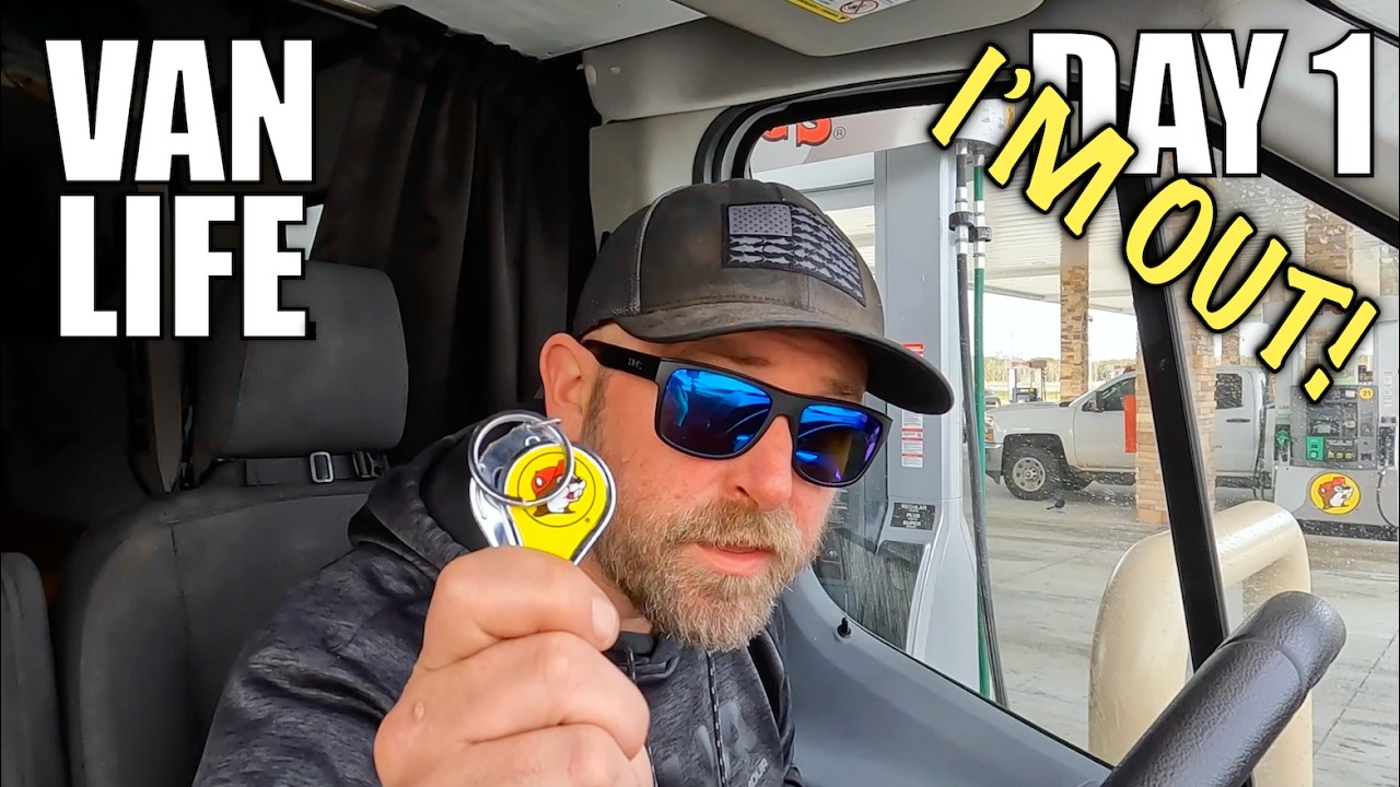 VANLIFE Day 1 | Driving 1,200 Miles to Florida in a Van | Buc-ee’s & Detours