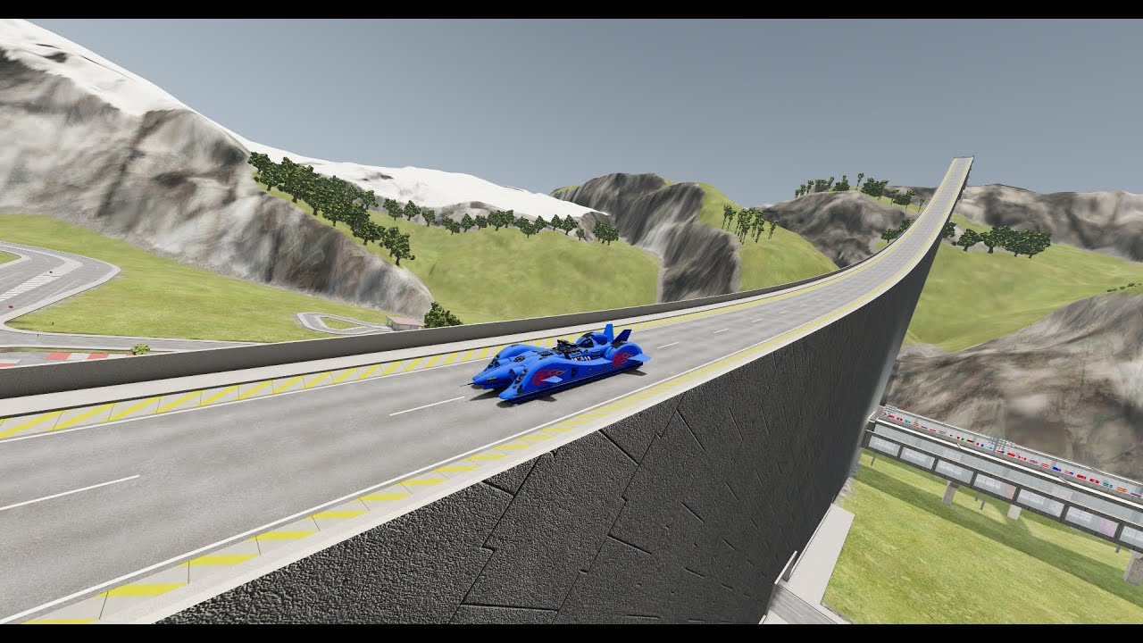 BeamNG.drive MEGA Ramp vs Cars!!! background video for tiktok