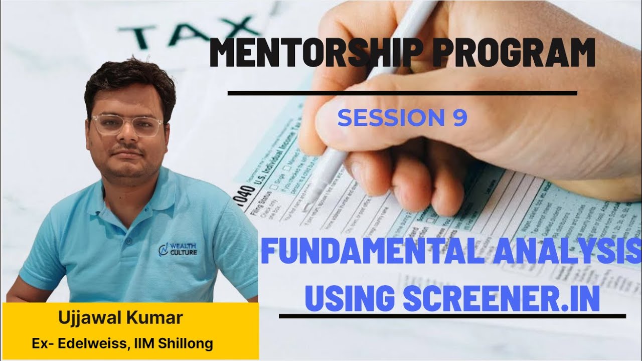 How to do fundamental stock analysis using screener | Free excel  template | Mentorship Program
