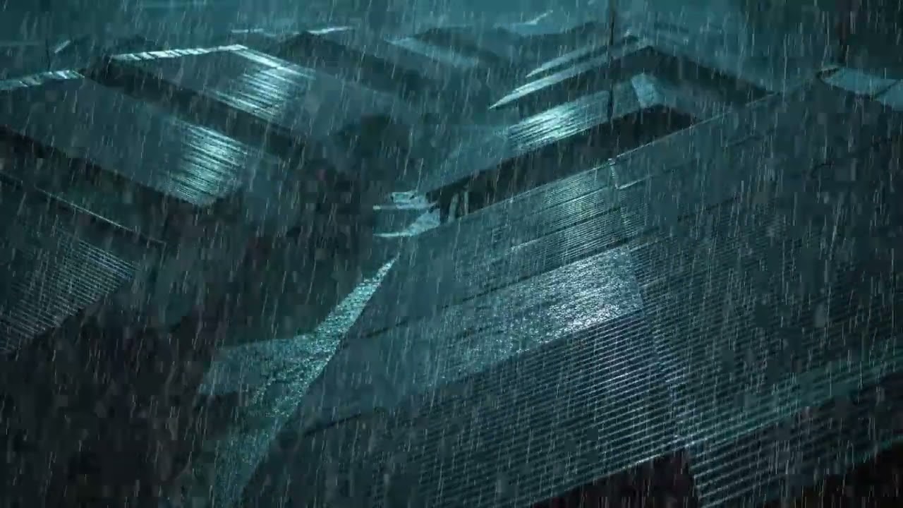 No Ads Rain Sounds for Sleeping – Massive Rain On the Tin Roof to Silence the Mind
