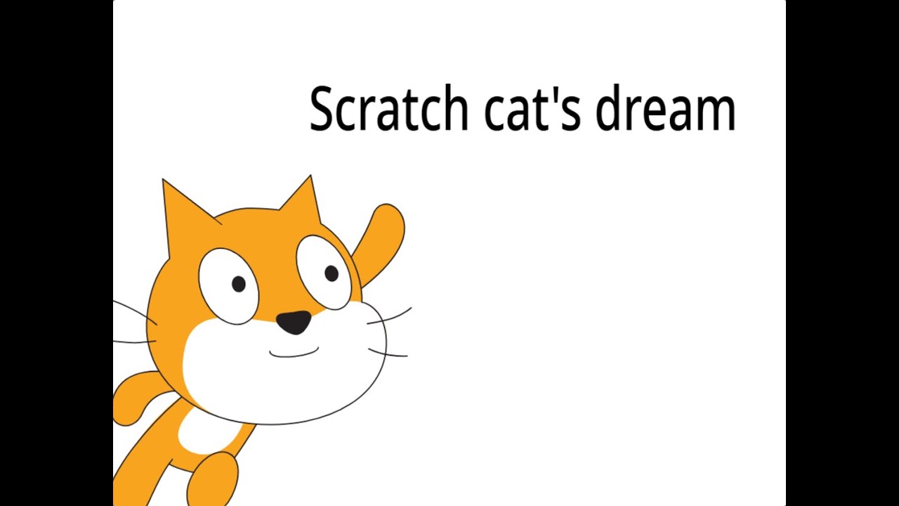 scratch cat's dream #foryou #scratchanimation #scratch  #funny #animations