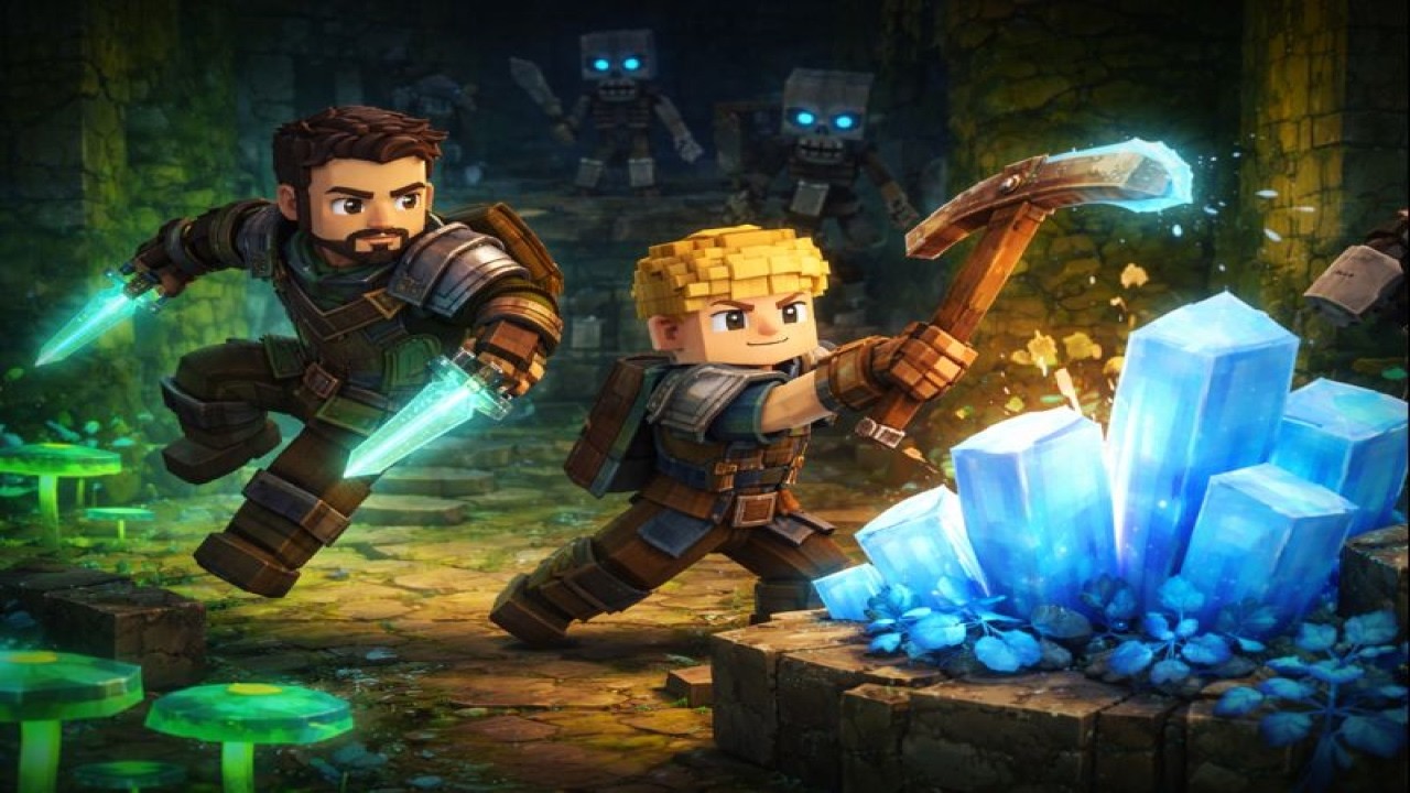 💎 Exploramos una mina OCULTA y salimos más fuertes | Hytale con Wualdo