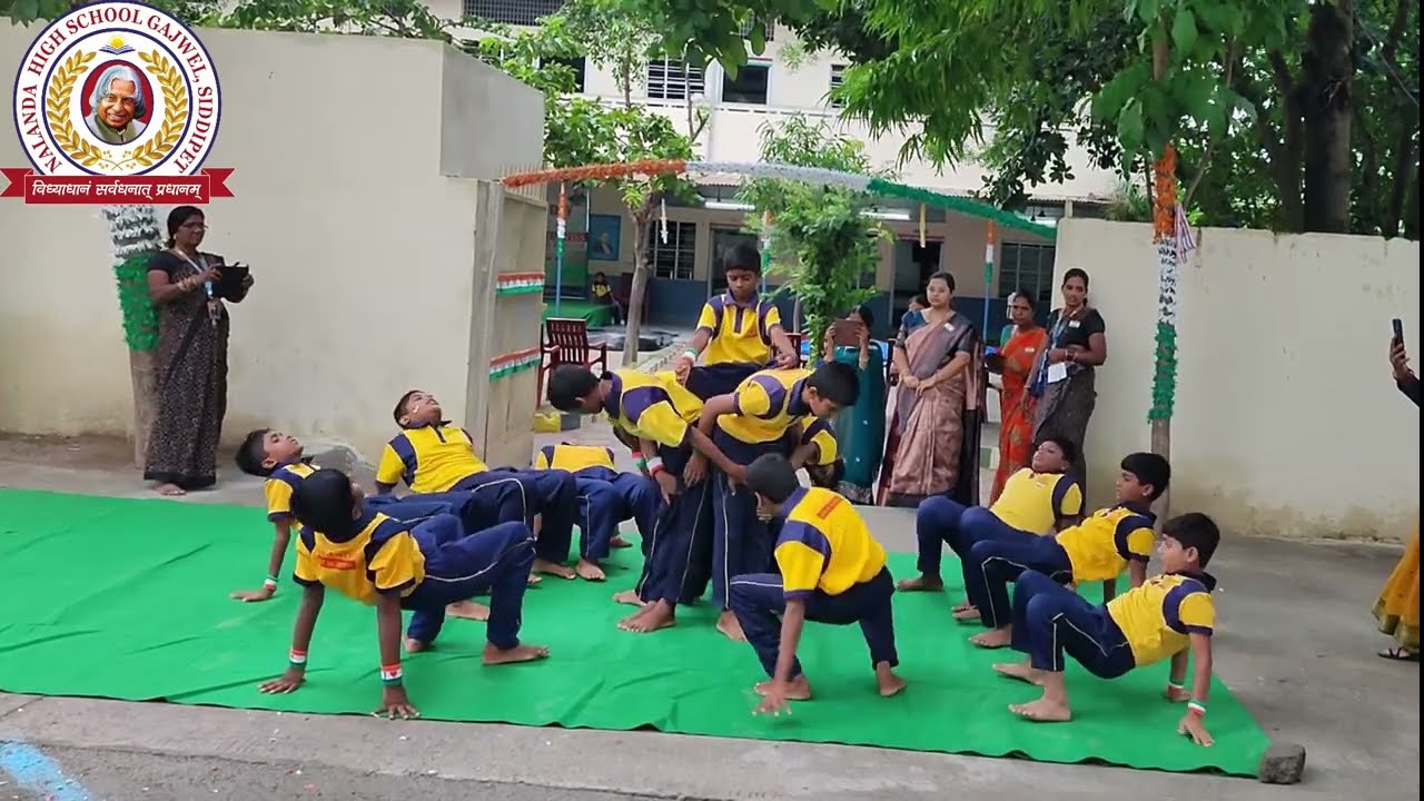 Pyramid 1 | Independence day 2025 | Nalanda High School, Gajwel.