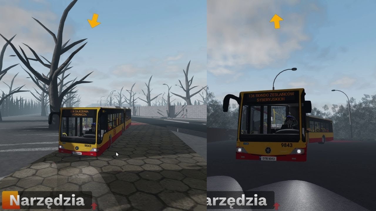 Linia 136 i 228 - Mercedes Conecto G #9843 ( DTG 2 ) - Roblox #202