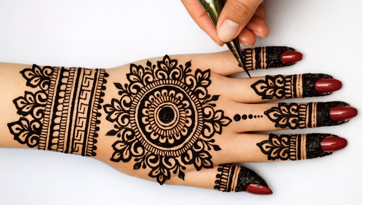 Easy Mehndi: Perfect for BeginnersMehndi for Beginners: Step-by-Step Guide to Flower Designs