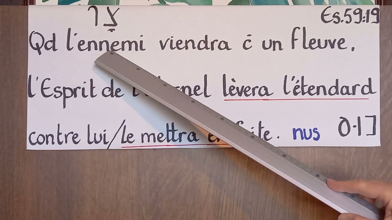 137- L'Eternel, ma bannière !