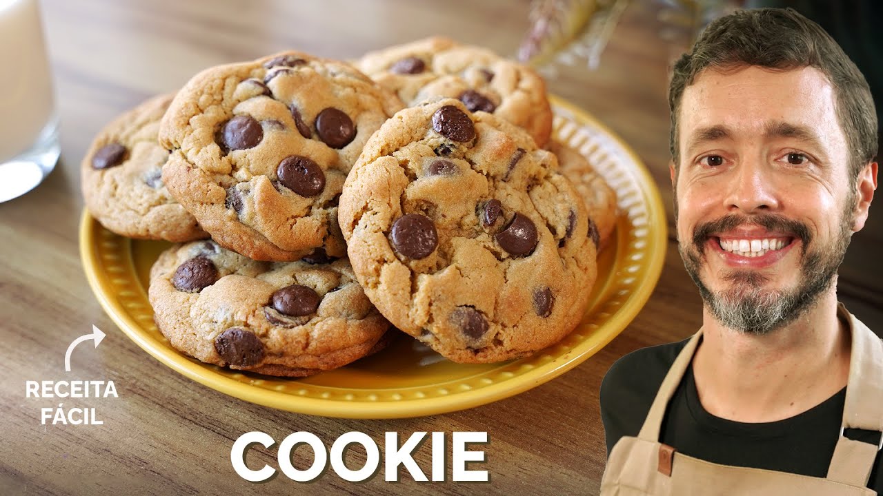 COOKIE - Receita fácil do biscoito de chocolate mais famoso do mundo