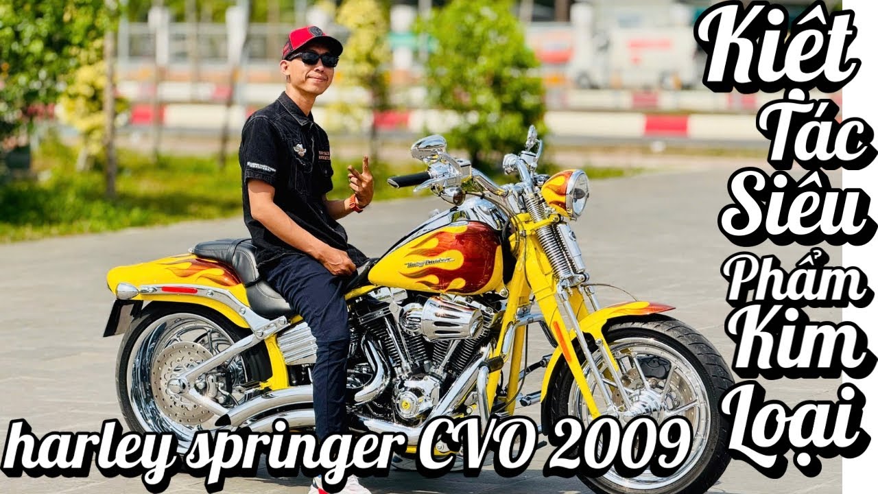 Siêu phẩm kiệt tác kim loại nhà harley springer CVO 2009