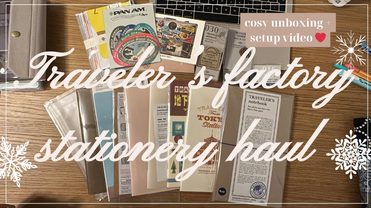 Traveler’s Factory Tokyo haul 🗼| Traveler's Notebook + Refills 🖋️