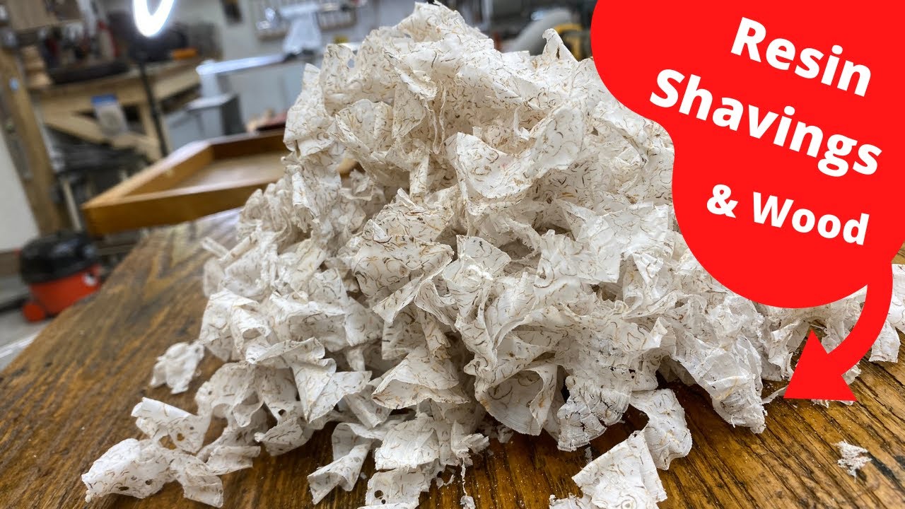 Что можно сделать с древесной стружкой и смолой?