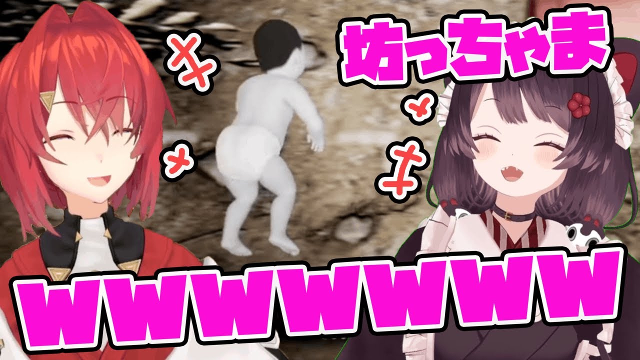 大絶叫からの坊っちゃまにツボって大爆笑するアンジュと戌亥【にじさんじ切り抜き】