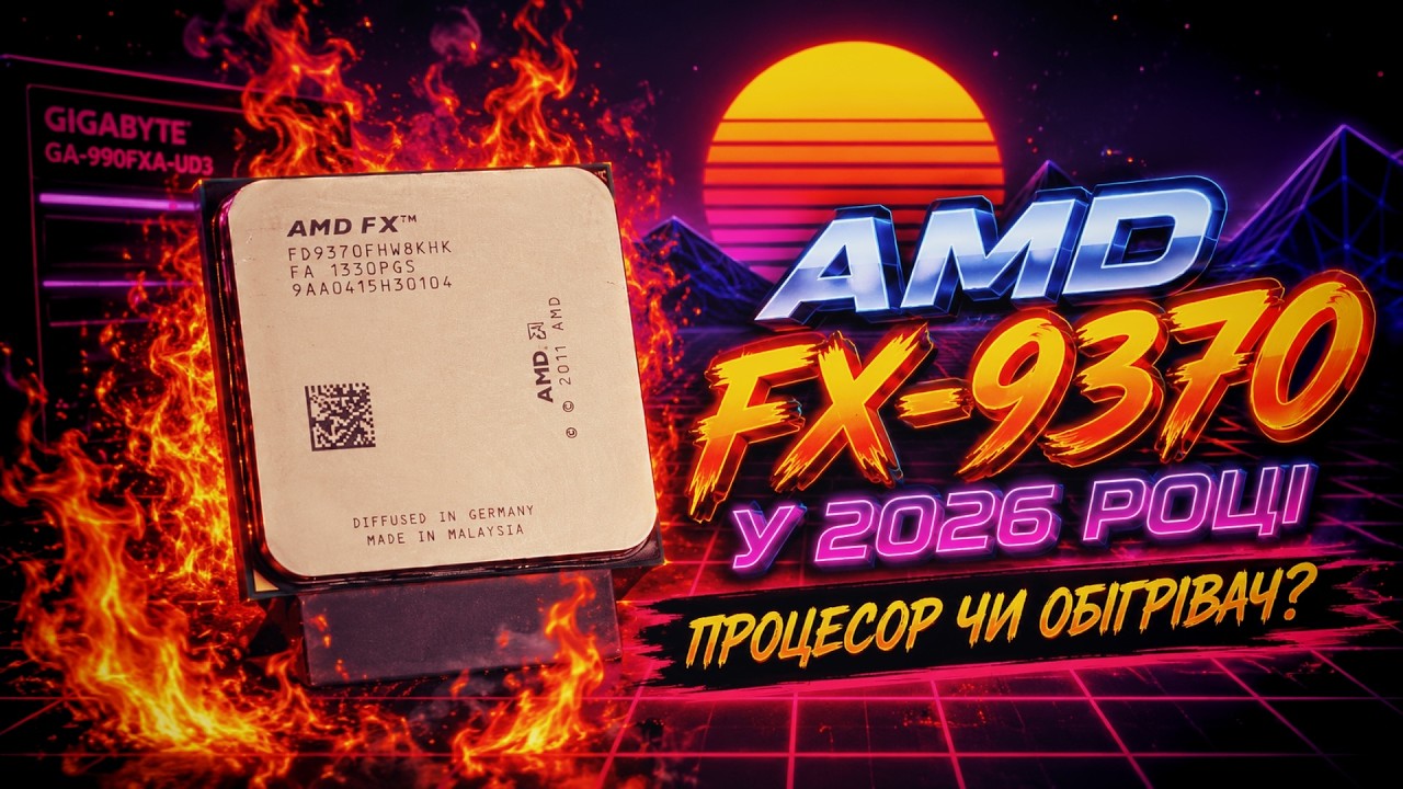 🔥 AMD FX-9370 у 2026 році | Процесор чи обігрівач? Тест легенди AM3+