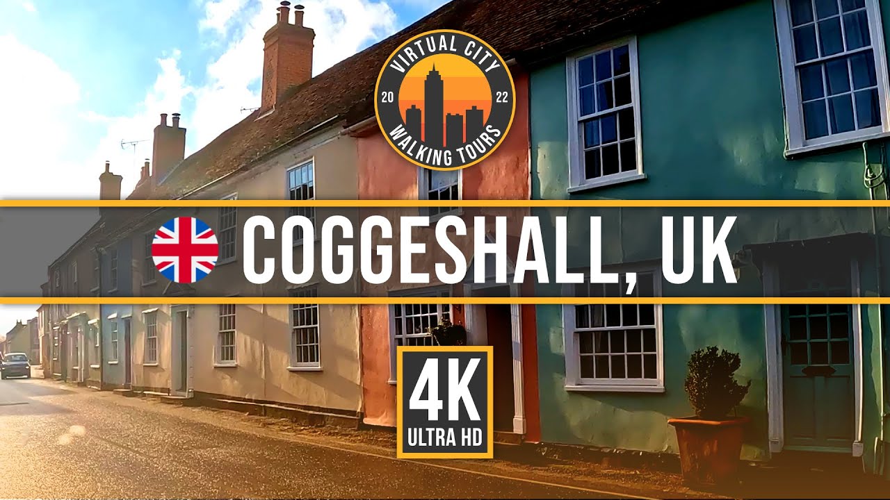 🇬🇧 COGGESHALL, UK (ESSEX) &ndash; 4K Virtual Walking Tour, Spring 2023