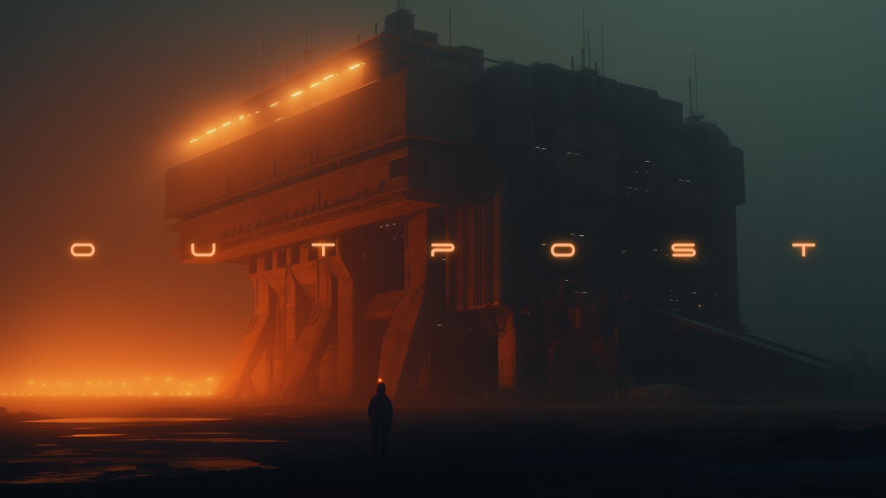 OUTPOST: Blade Runner Ambience - Ethereal Cyberpunk Ambient Music - Dreamy Focus & Sleep Music