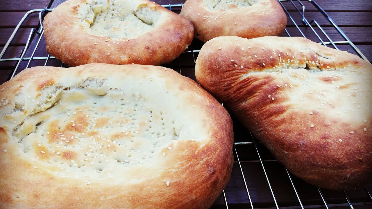 Fladenbrot aus dem Tandoor Тандырные лепешки (Tandir )