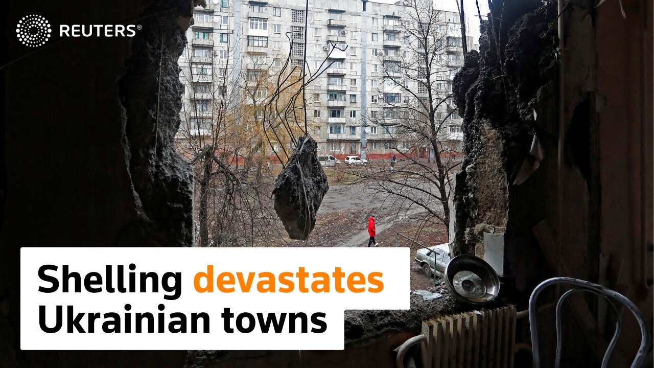 Shelling in Donetsk devastates towns