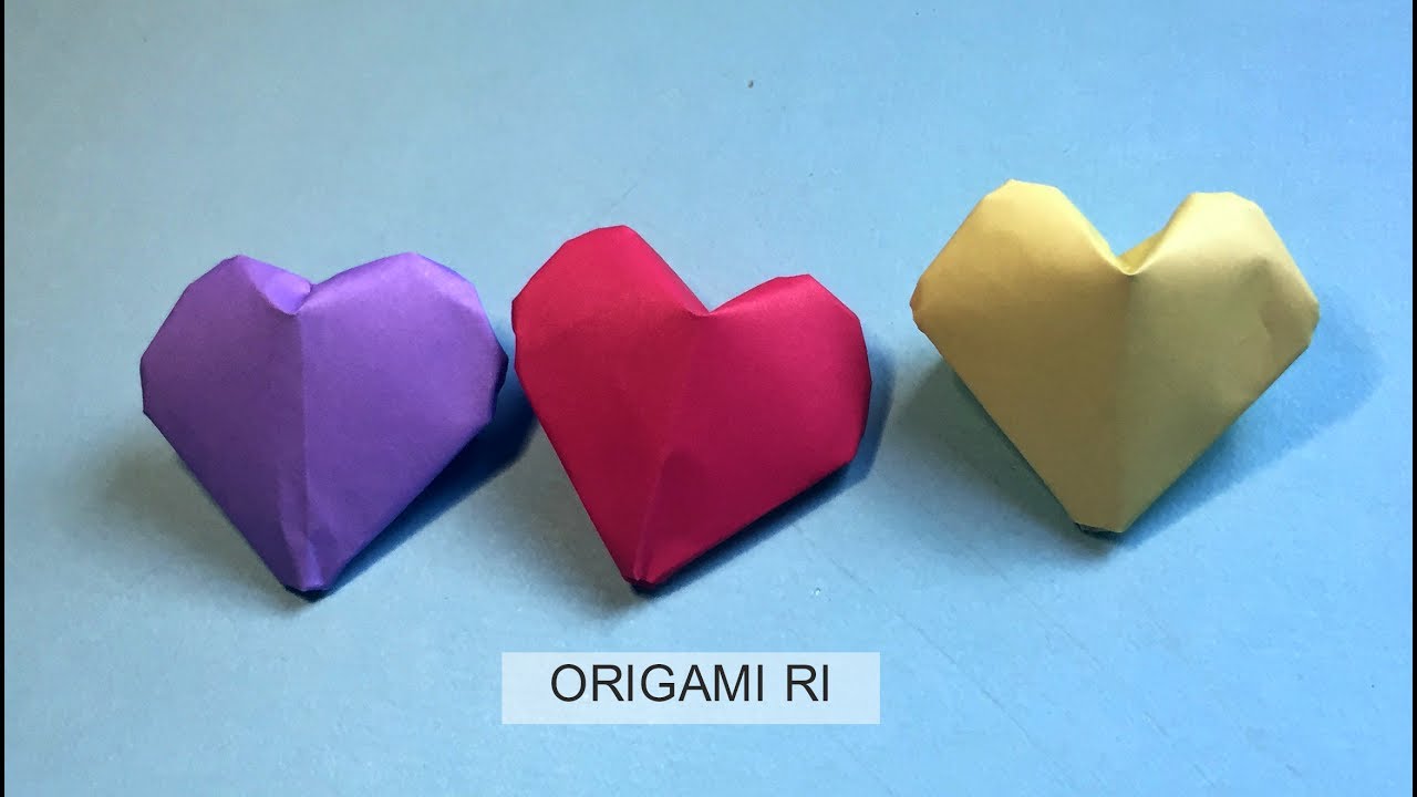 Origami Heart ( 3D ) 心形摺紙 (立體)