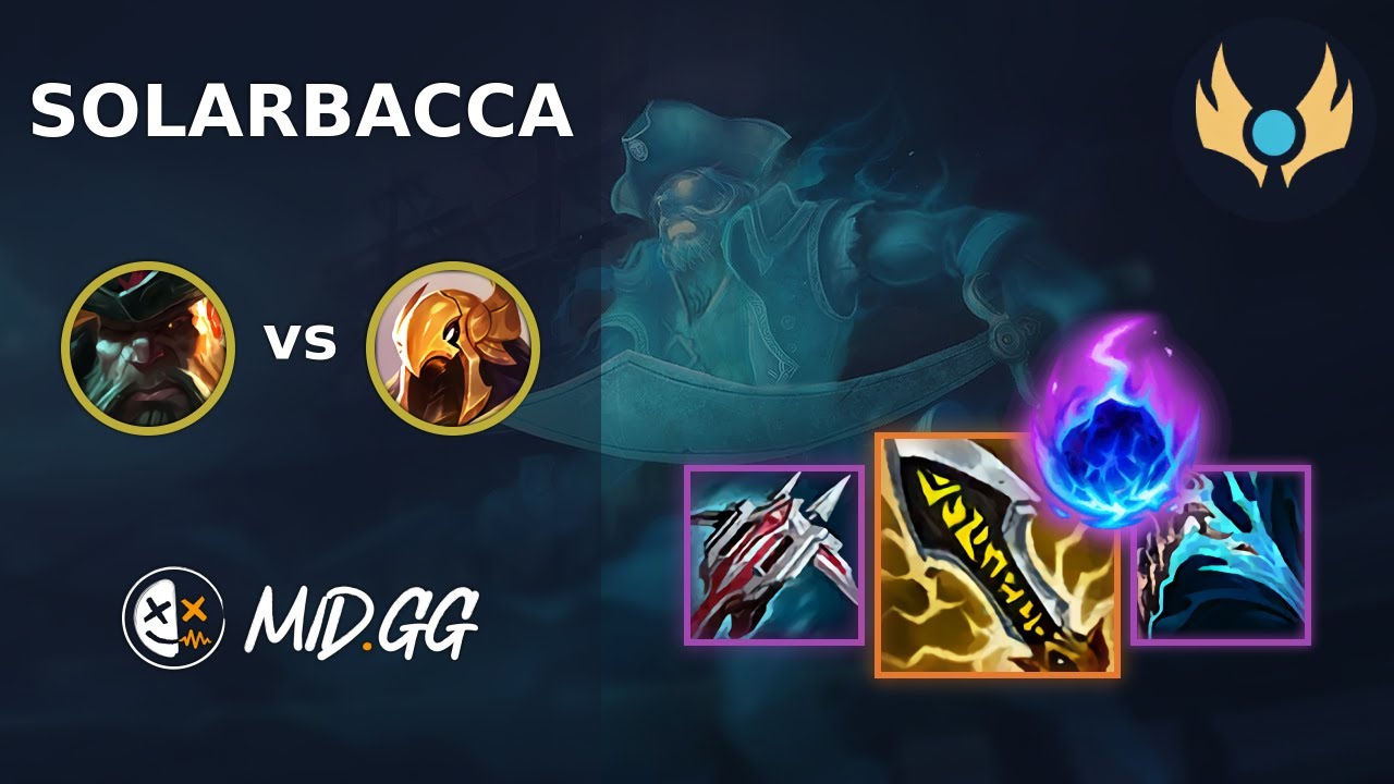 MID.GG: [ solarbacca ] Gangplank TOP vs Azir | NA CHALLENGER | LOL Season 2025