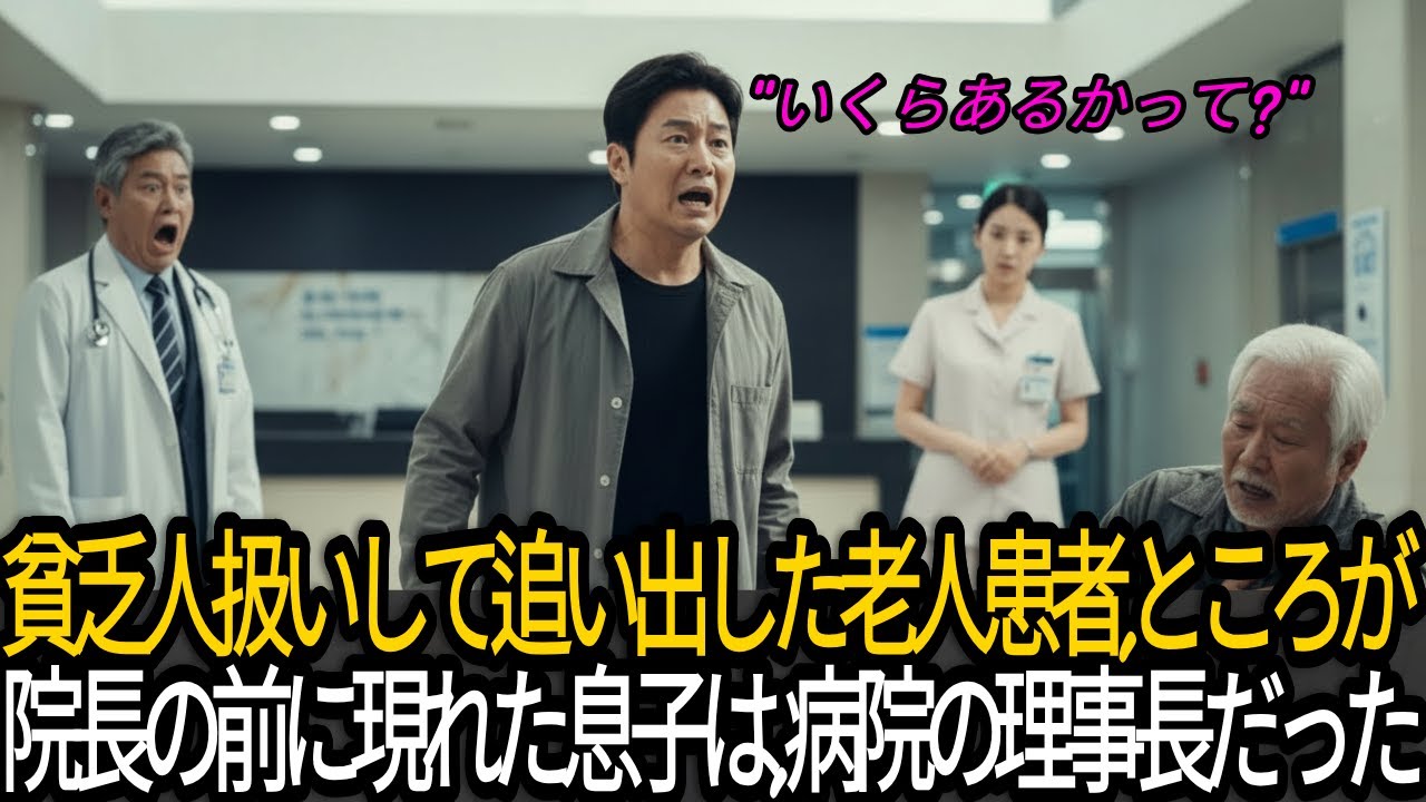 金がないという理由で老人患者を追い出した院長, しかしその息子は病院を所有する億万長者の理事長だった.. | 人生の教訓 | 感動する話 | オーディオブック | 感動実話