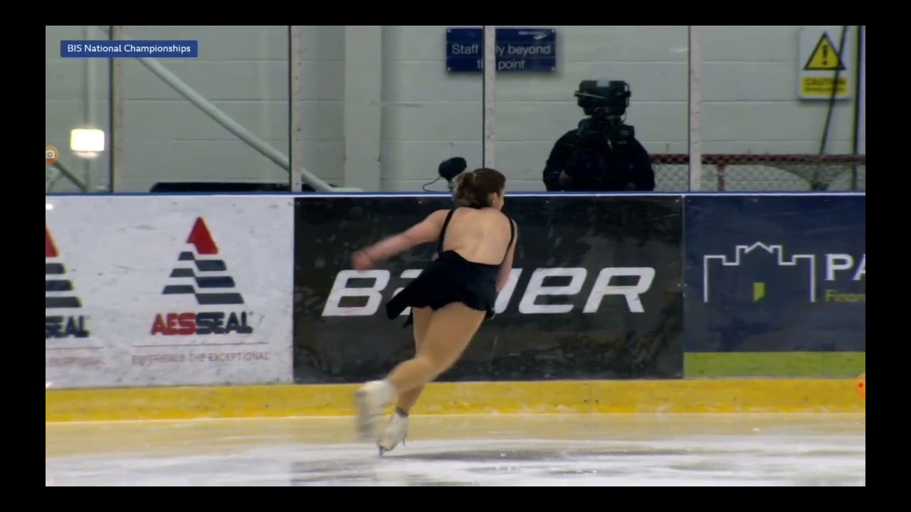 Kristen Spours Short Program British Championships 22