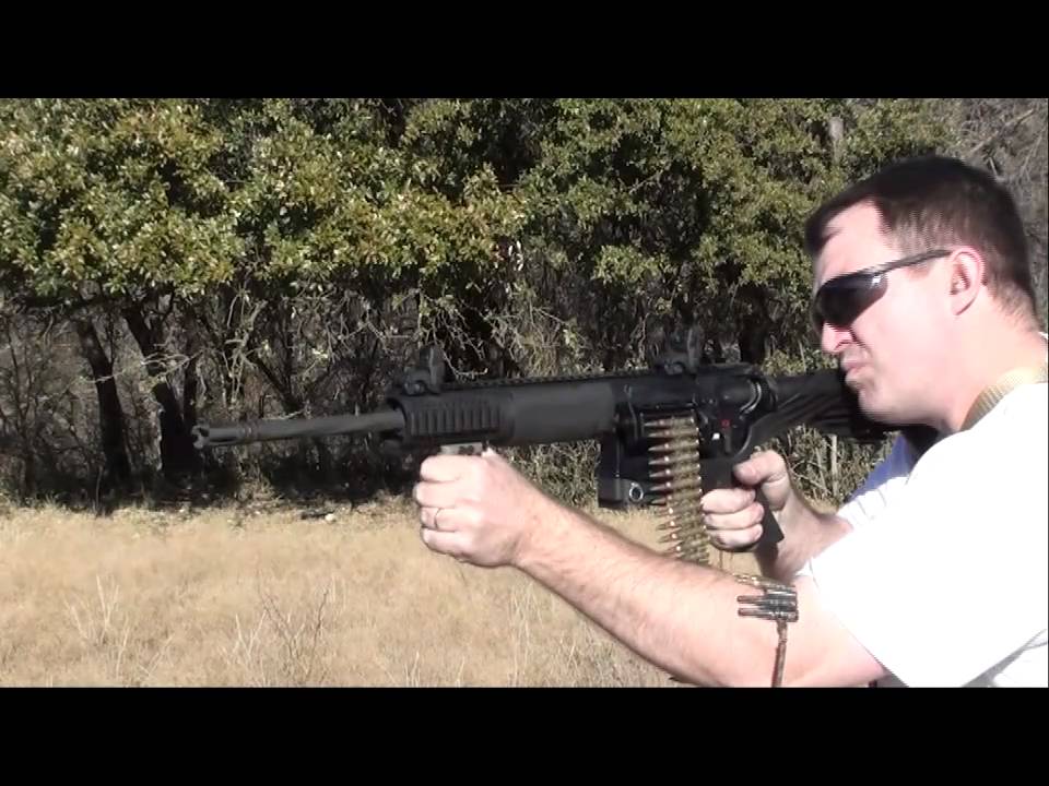 Valkyrie Armament Belt Fed AR-15 combined with the SSAR