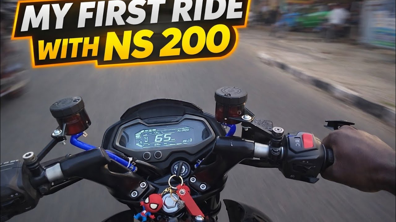 My First Ride with Ns 200 🔥💯