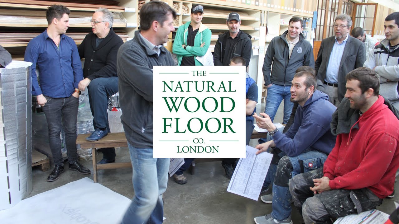 Wakol Training of Double Stick Underlay at The Natural Wood Floor Company