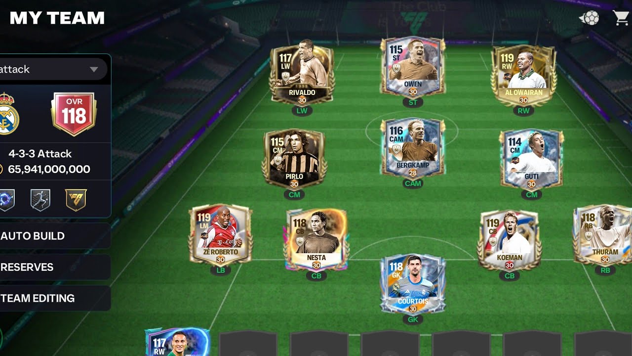 Finaly 118 OVR team🥳