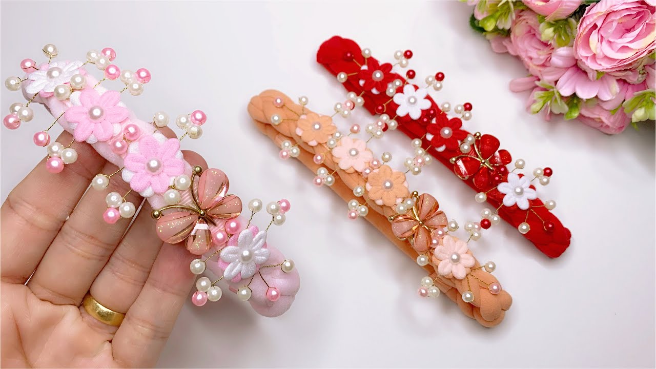 FAIXA DE BEBÊ LUXUOSA COM CABELO DE ANJO/Headband que vende muito #diy 