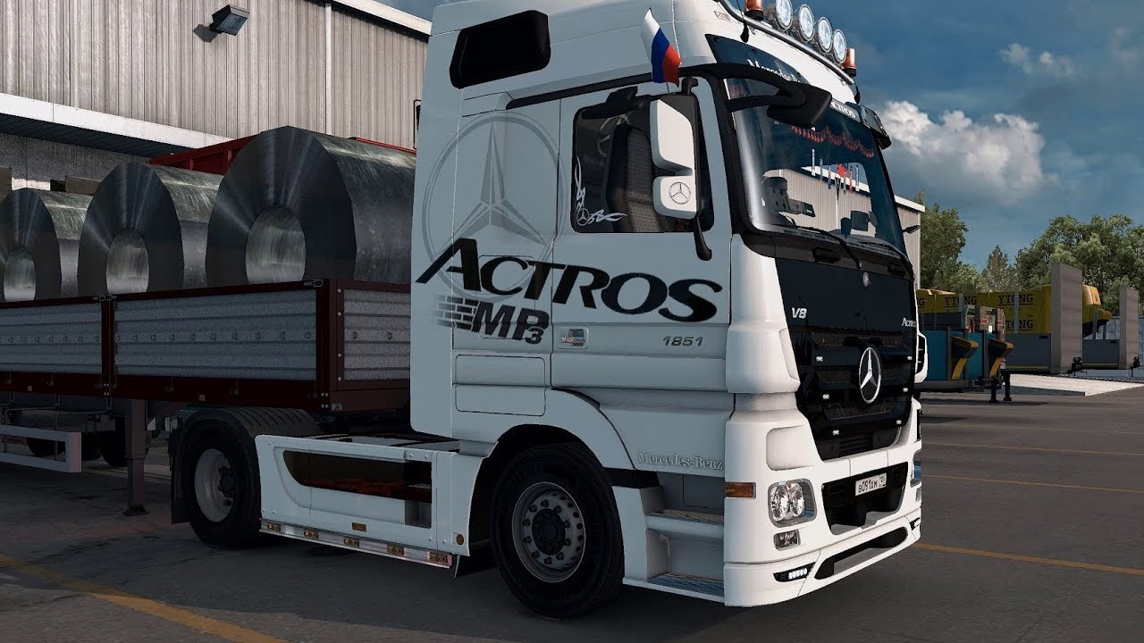 ETS2 Mercedes-Benz Actros MP3 + Southern Region + RGM: Yeysk (RUS) - Timashevsk (RUS).mp4