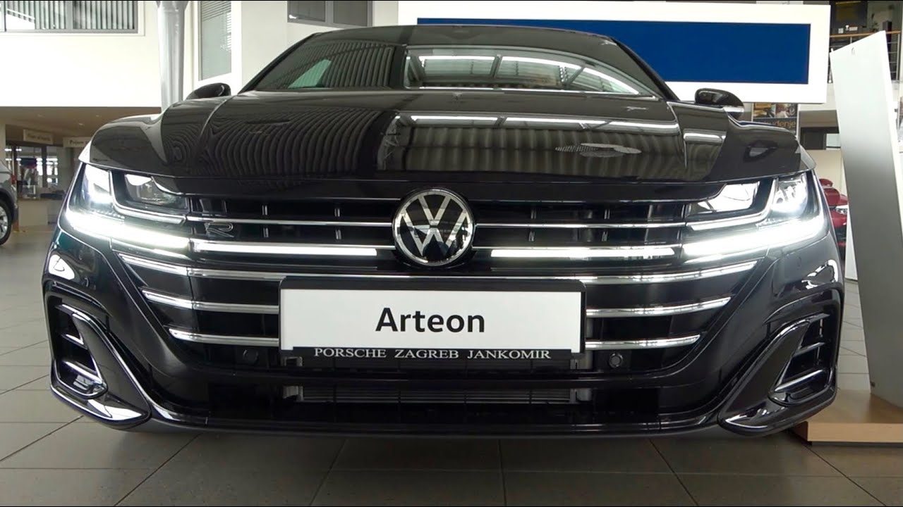 НОВЫЙ Volkswagen Arteon 2021 - сумасшедшие светодиодные фонари и окружающее освещение