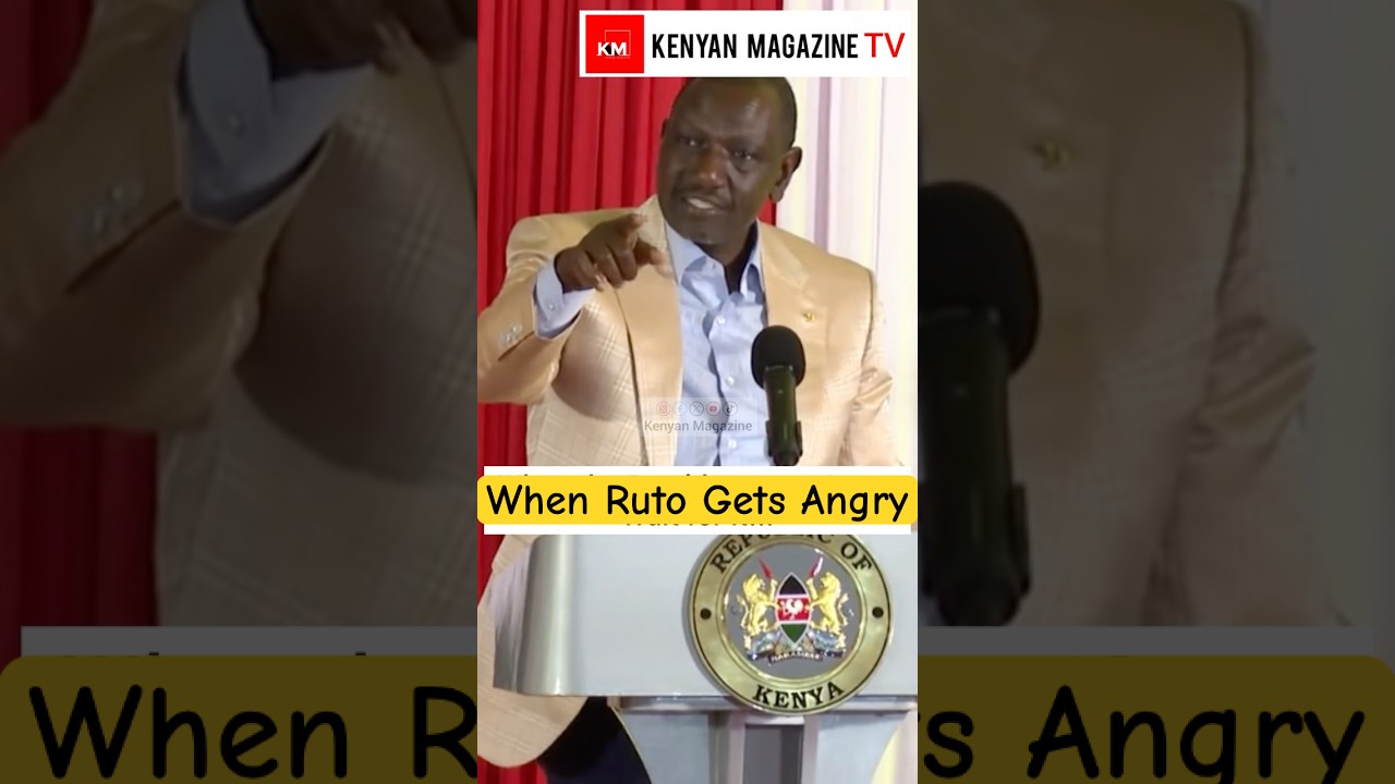 President Ruto gets angry as he addresses corruption issues happening within the Parliament