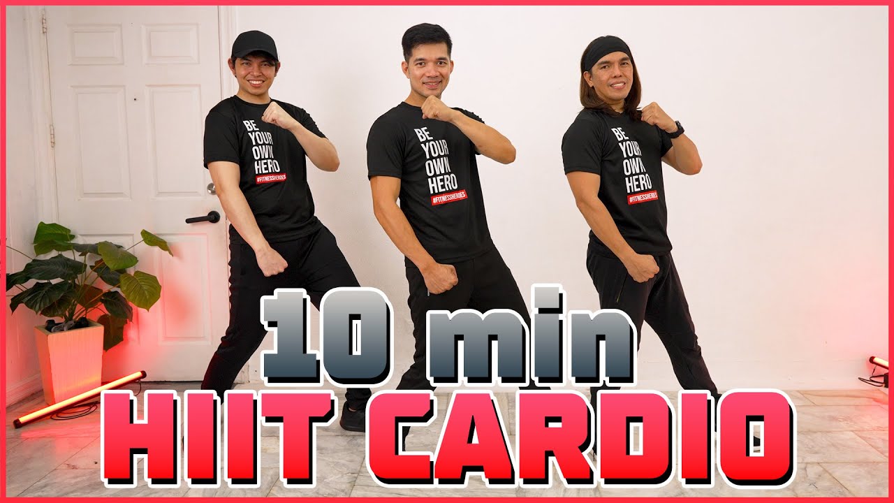10 Min Cardio HIIT Workout For Fat Burn & Cardio | All Standing  | FH#162