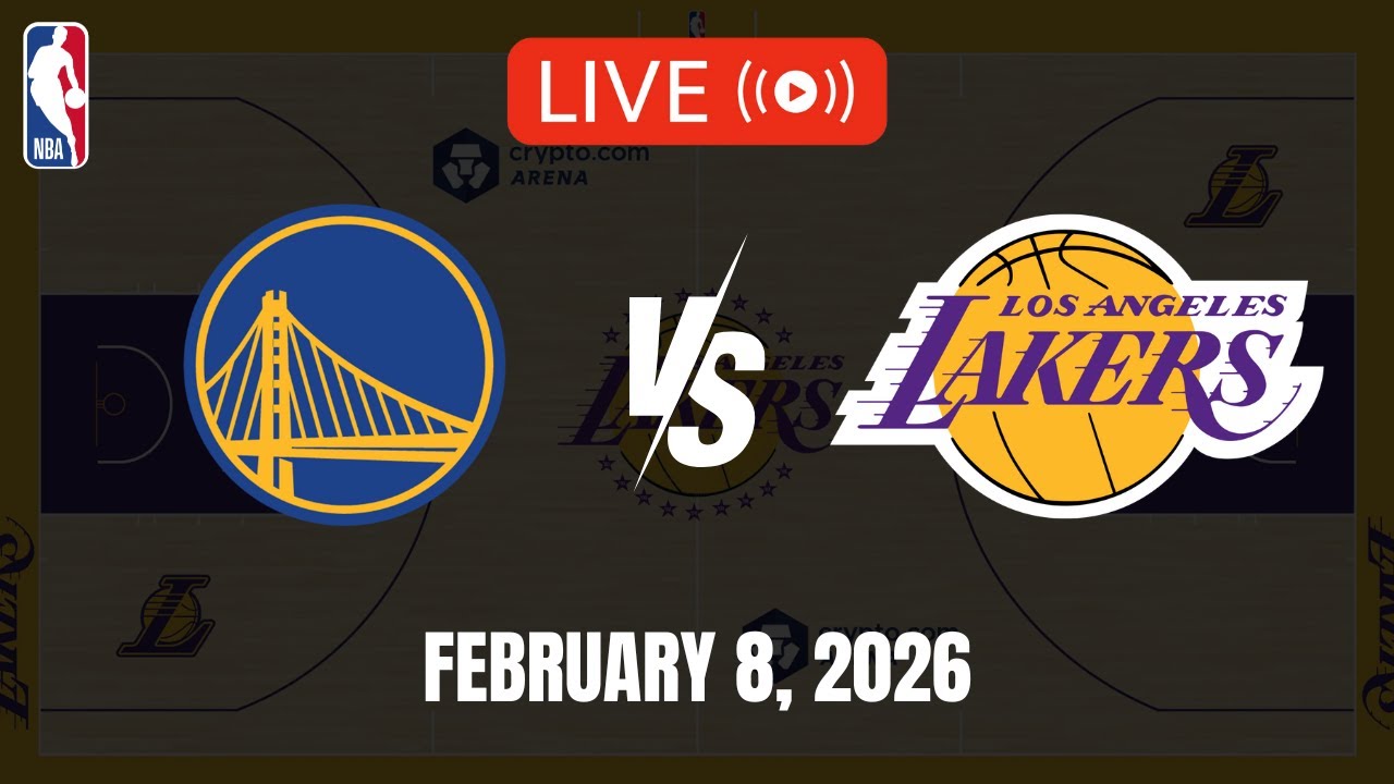 NBA LIVE! GOLDEN STATE WARRIORS vs LOS ANGELES LAKERS | 2025-26 NBA SEASON | Feb. 8, 2026 | NBA 2K26