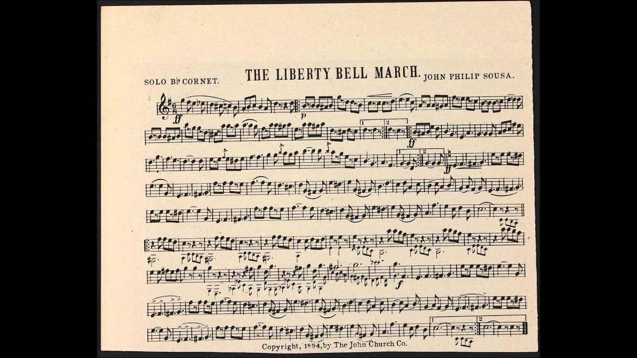 Liberty Bell March with Solo Cornet Sheet Music