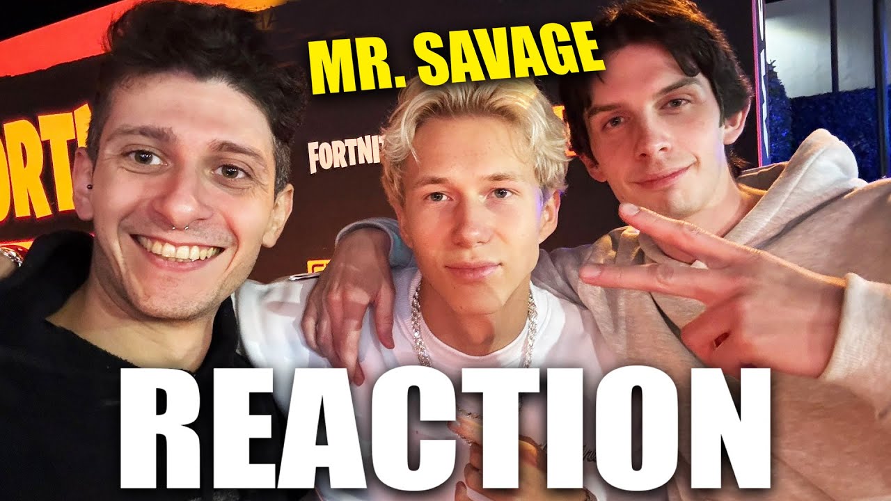 REACTION A MR SAVAGE IN DIRETTA DA LOS ANGELES !!