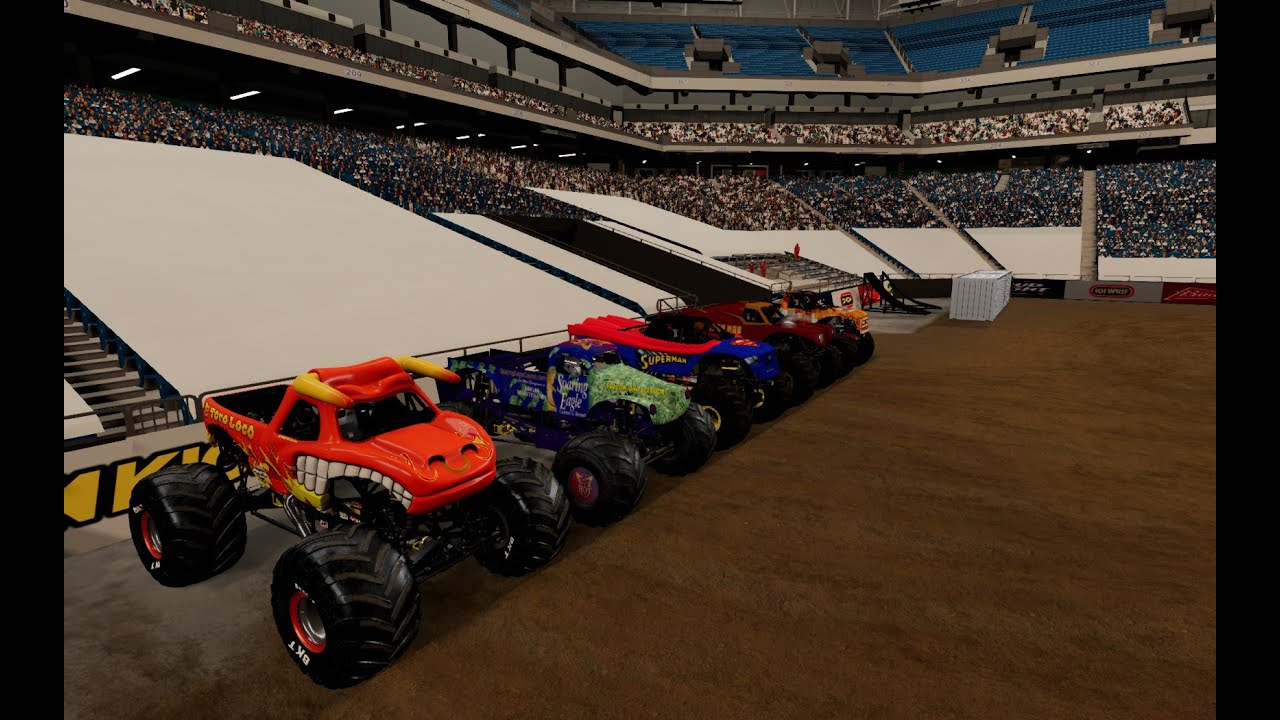 Domination In The Dome! BeamNG Monster Trucks