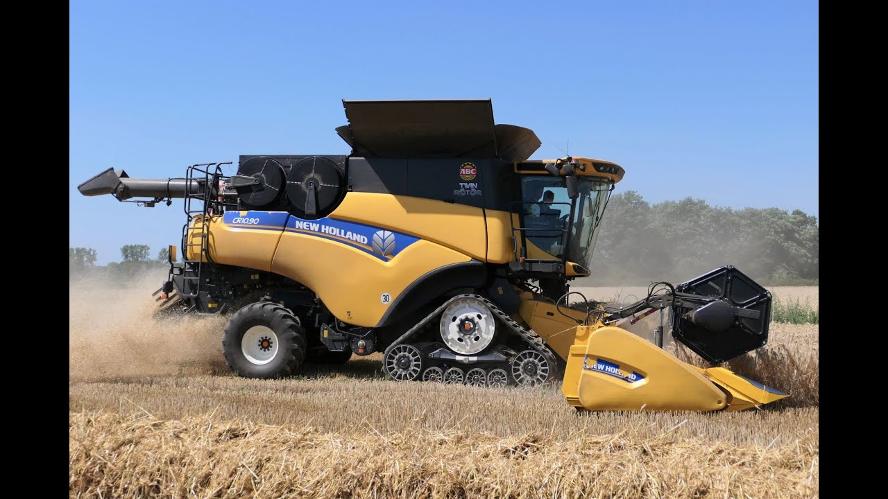 Getreideernte 2022/ New Holland CR 10.90/ Der größte New Holland/ John Deere