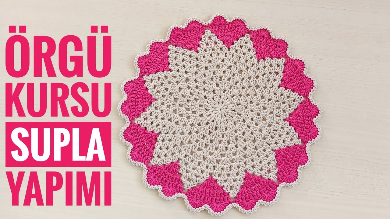 Tığ İşi Supla yapımı 🌺🪄💯 #örgüsupla #supla #elörgüsü