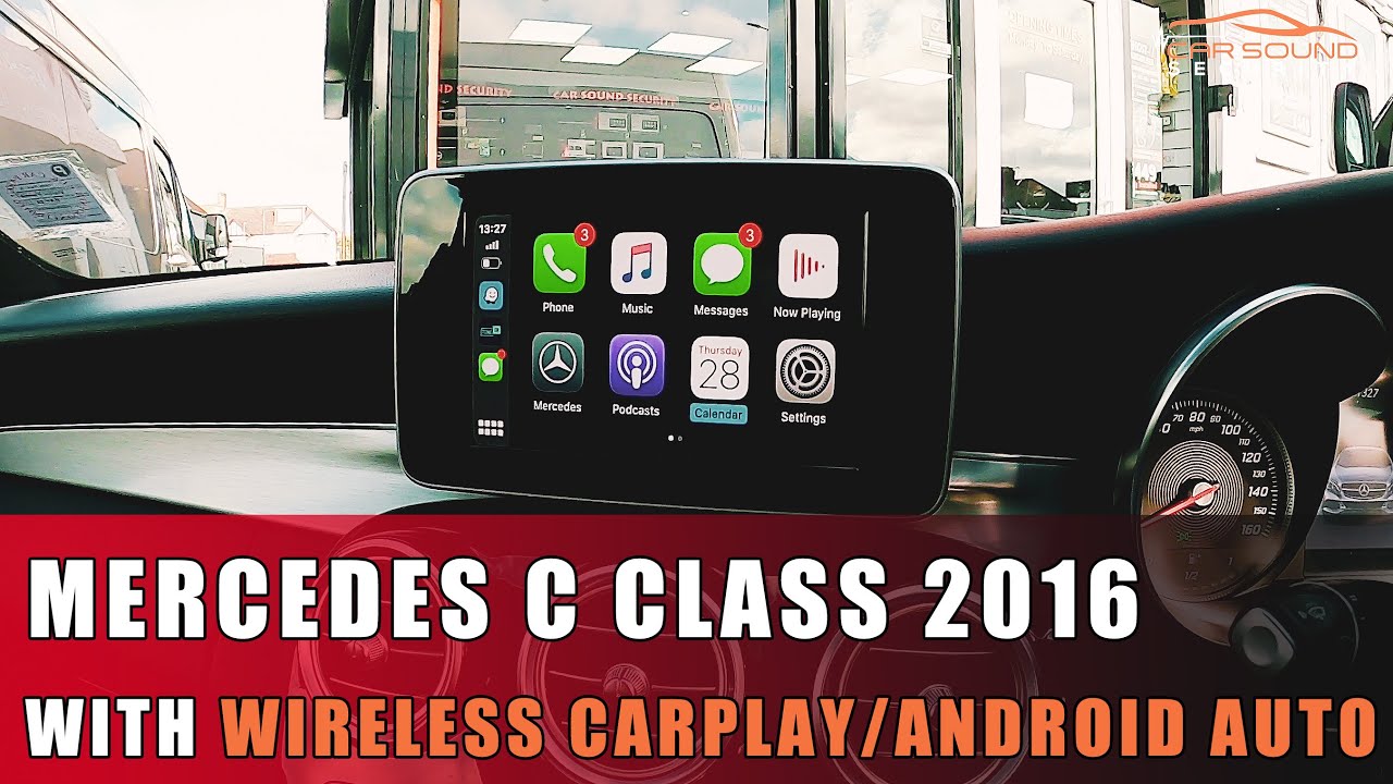 Mercedes C Class 2016 Wireless CarPlay & Android Auto Upgrade 📱✨ On Original Screen!